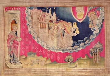 Engelen, uit de Apocalyps Tapijt van Angers, 1373-87